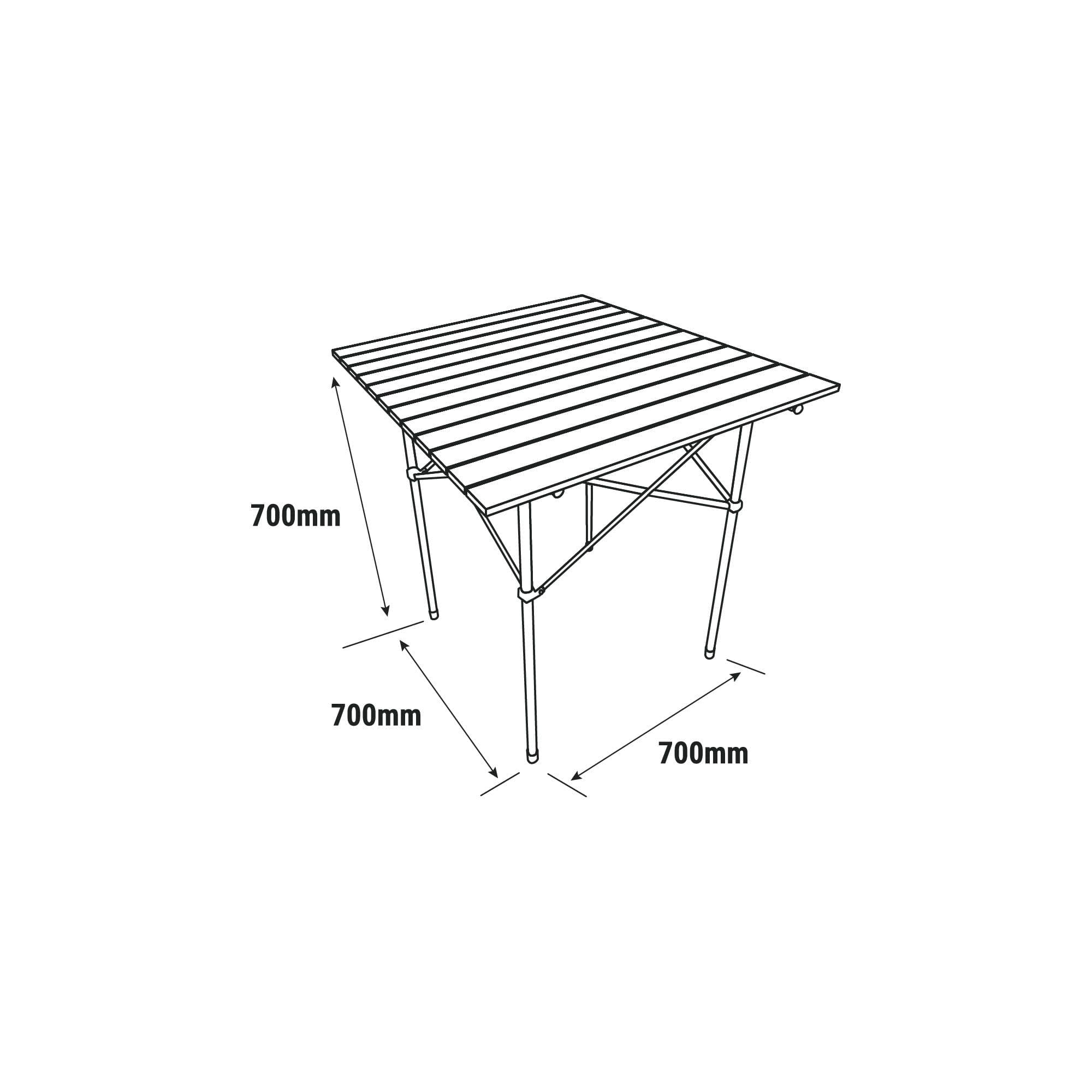 Lightweight Roll Top Table - Image 2