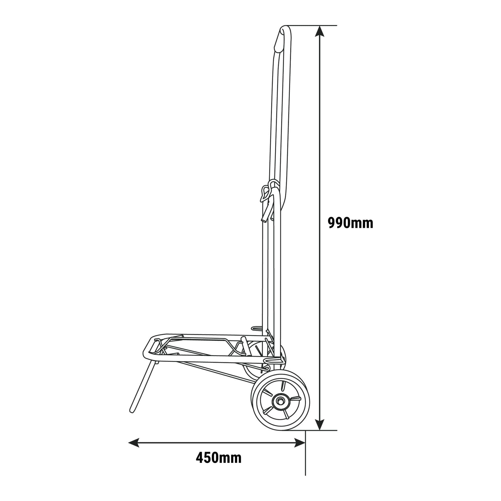 50kg Heavy Duty Folding Trolley - Image 7