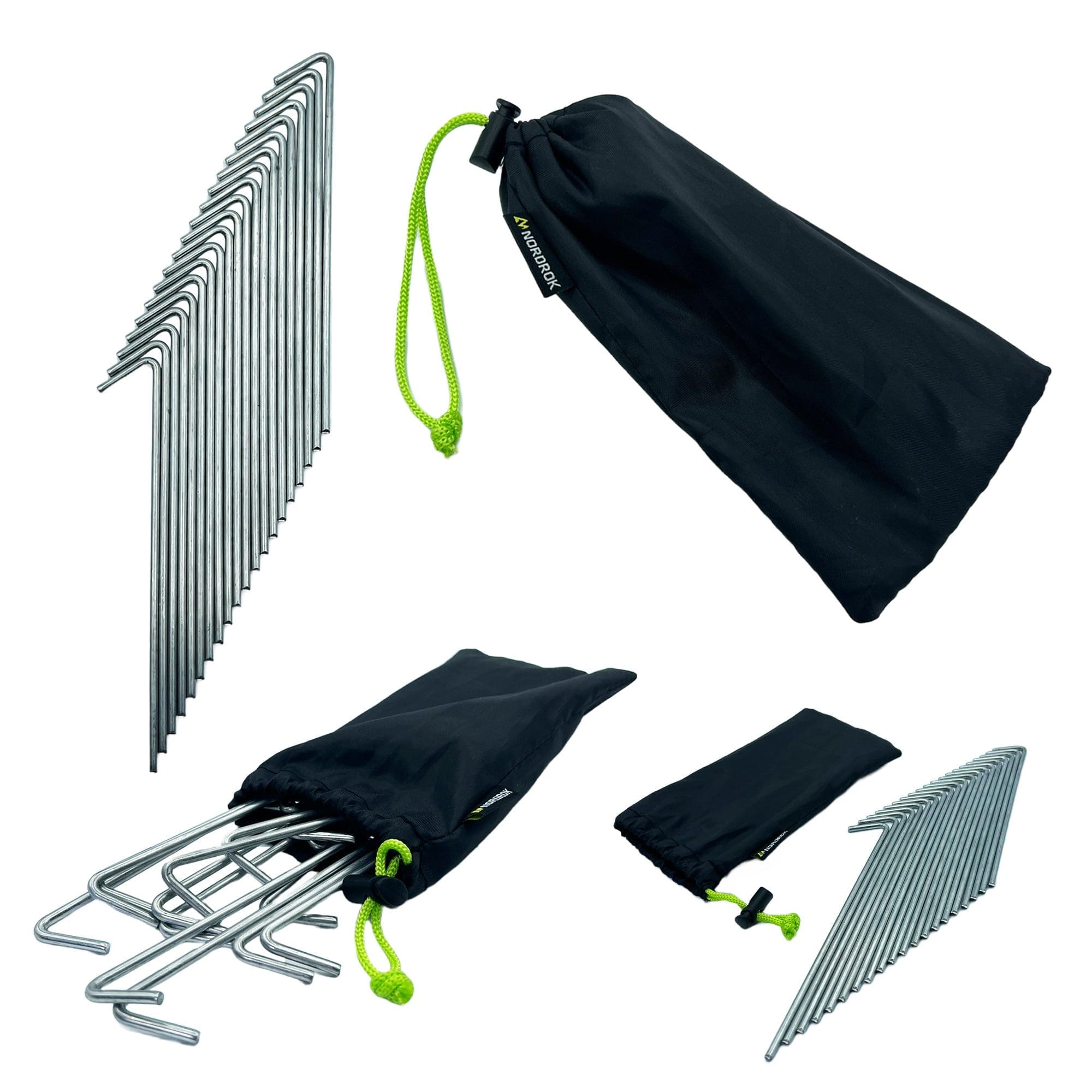 20pk Tent Pegs & Carry Bag - Image 3